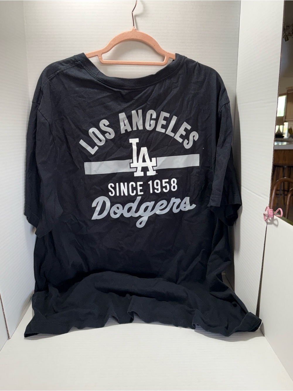 Nike Los Angeles Dodgers Black 2-Hit The Nike Tee Size XXL - Picture 4 of 6